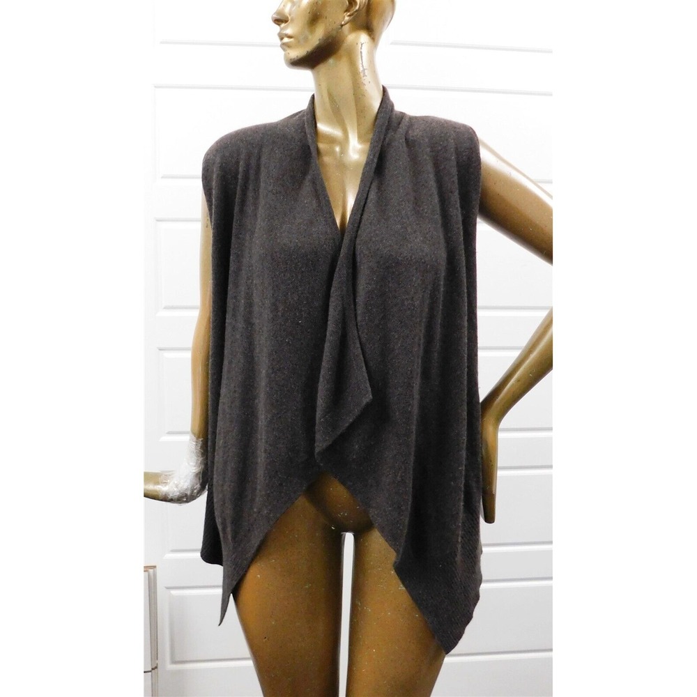 Neiman Marcus‎ 100% Cashmere Charcoal Shrug sz M